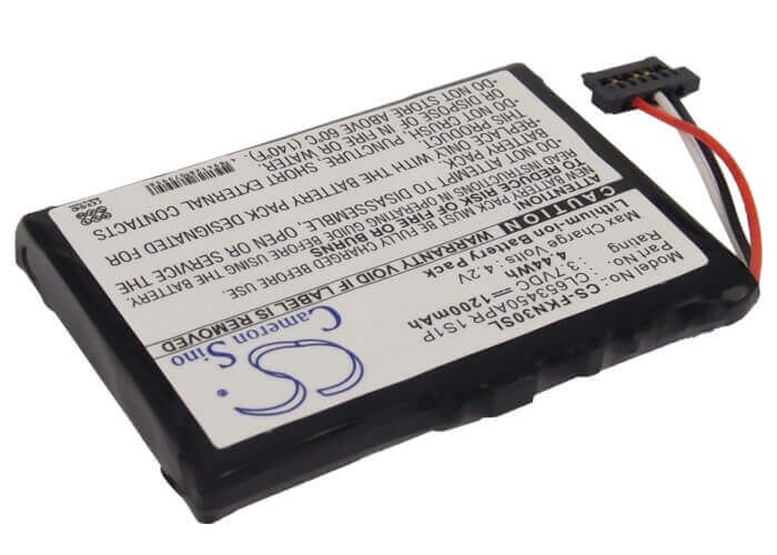 3,7V, Li-ion, 1200mAh, batterie GPS compatible Falk, Cl653450apr 1s1p, E30, E60, 4,44Wh GPS, Navigator Cameron Sino Technology Limited