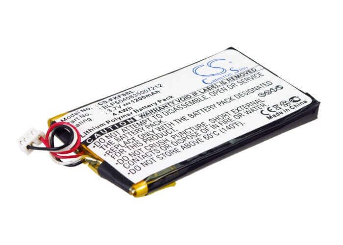 3,7V, Li-Polymère, 1200mAh, batterie GPS compatible Falk, Blp5040835007212, F10, F12, 4,44Wh GPS, Navigateur Cameron Sino Technology Limited