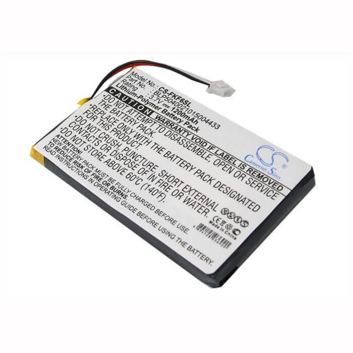 3.7V, Li-Polymère, 1200mAh, batterie GPS compatible avec Falk, Blp5040021015004433, F3, F4, 4.44Wh GPS, Navigator Cameron Sino Technology Limited
