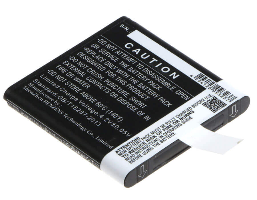 3,7V, Li-ion, 1800mAh, batterie GPS compatible avec Falk, 1674830000, Ibex 25, Ibex 25 Touring, 6,66Wh GPS, Navigator Cameron Sino Technology Limited