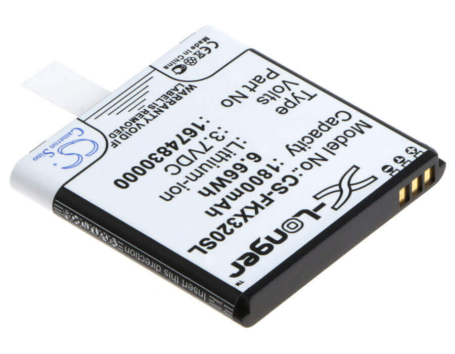 3,7V, Li-ion, 1800mAh, batterie GPS compatible avec Falk, 1674830000, Ibex 25, Ibex 25 Touring, 6,66Wh GPS, Navigator Cameron Sino Technology Limited
