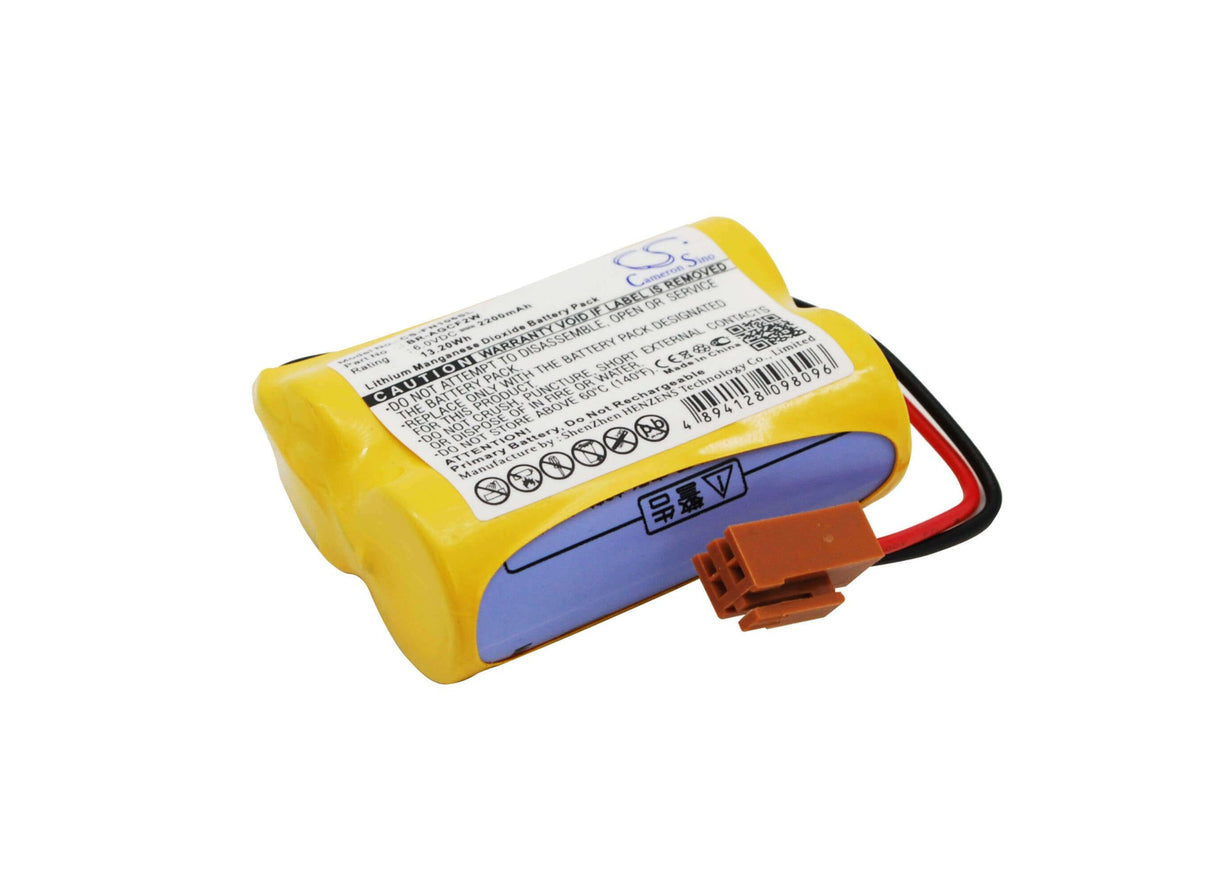 PLC Battery for Fanuc Br-acf2p-187, Br-agcf2w 6v, 1800 Mah - 10.8wh PLC Cameron Sino Technology Limited