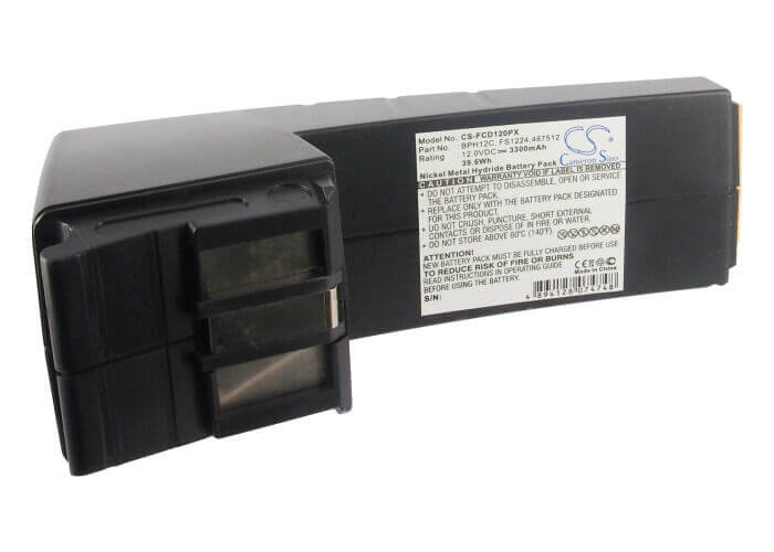 12.0V, Ni-MH, 3300mAh, Power Tools battery fits Festool, 486831, 486831, 488844, 39.6Wh Power Tools Cameron Sino Technology Limited (Power Tools)
