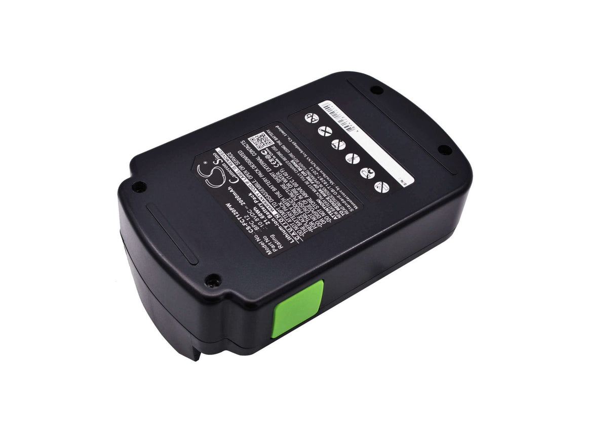 Battery For Festool C 12 Li, T 12+3, 10.8v, 2000mah - 21.60wh Power Tools Cameron Sino Technology Limited (Suspended)