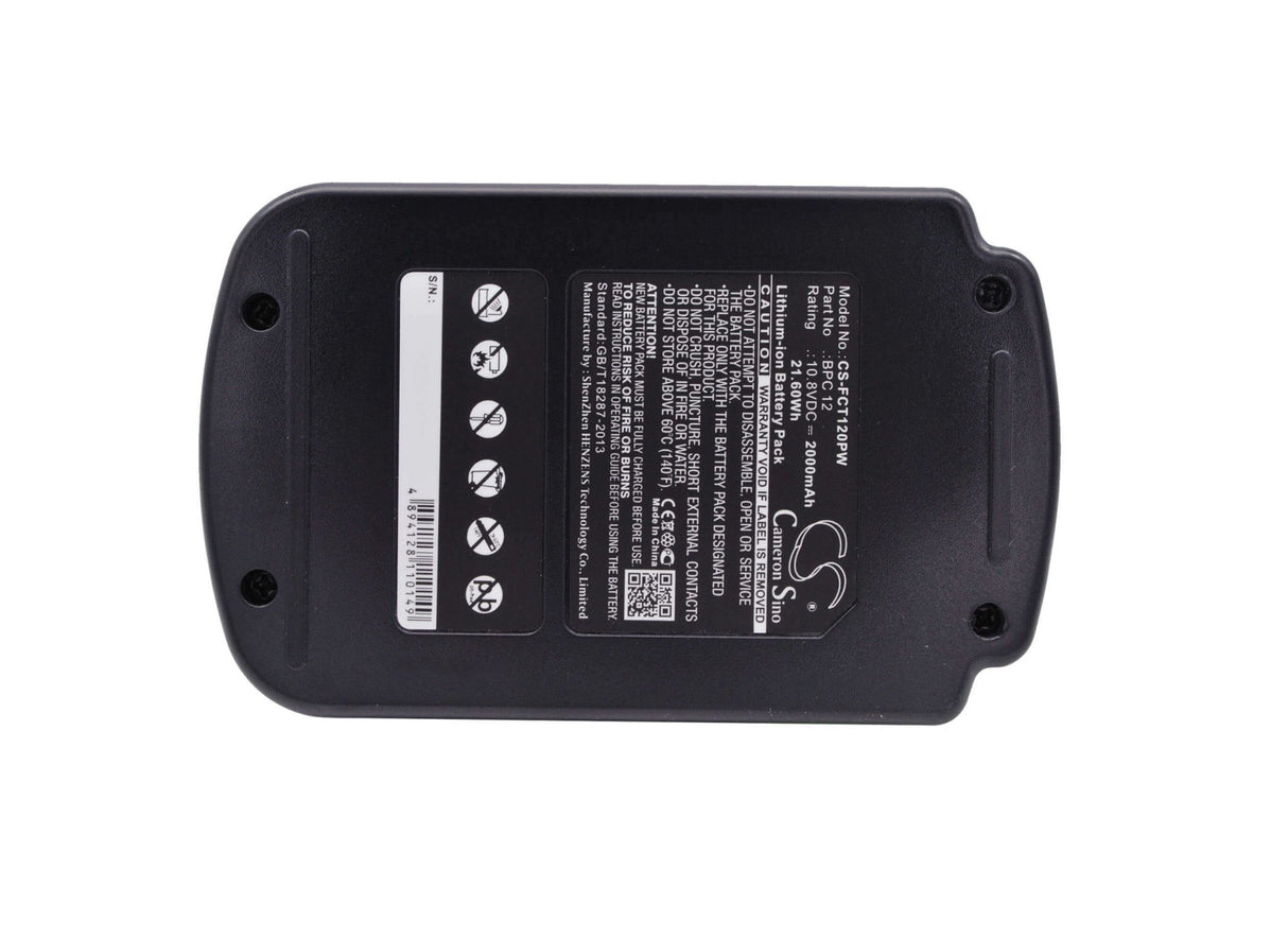 Battery For Festool C 12 Li, T 12+3, 10.8v, 2000mah - 21.60wh Power Tools Cameron Sino Technology Limited (Suspended)