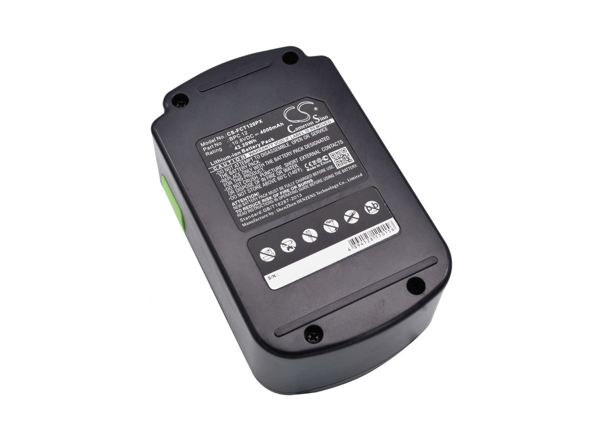 Battery For Festool C 12 Li, T 12+3, 10.8v, 4000mah - 43.20wh Power Tools Cameron Sino Technology Limited (Suspended)