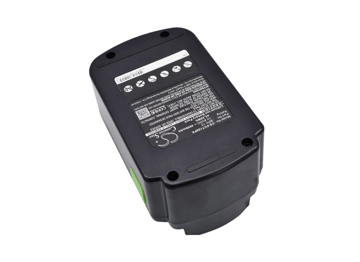 Battery For Festool C 12 Li, T 12+3, 10.8v, 4000mah - 43.20wh Power Tools Cameron Sino Technology Limited (Suspended)