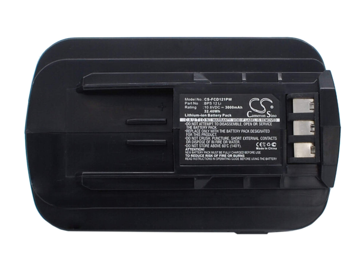 10.8V, Li-ion, 3000mAh, Power Tools battery fits Festool, 494831, T12+3 Cordless Drill, 32.4Wh Power Tools Cameron Sino Technology Limited (Suspended)