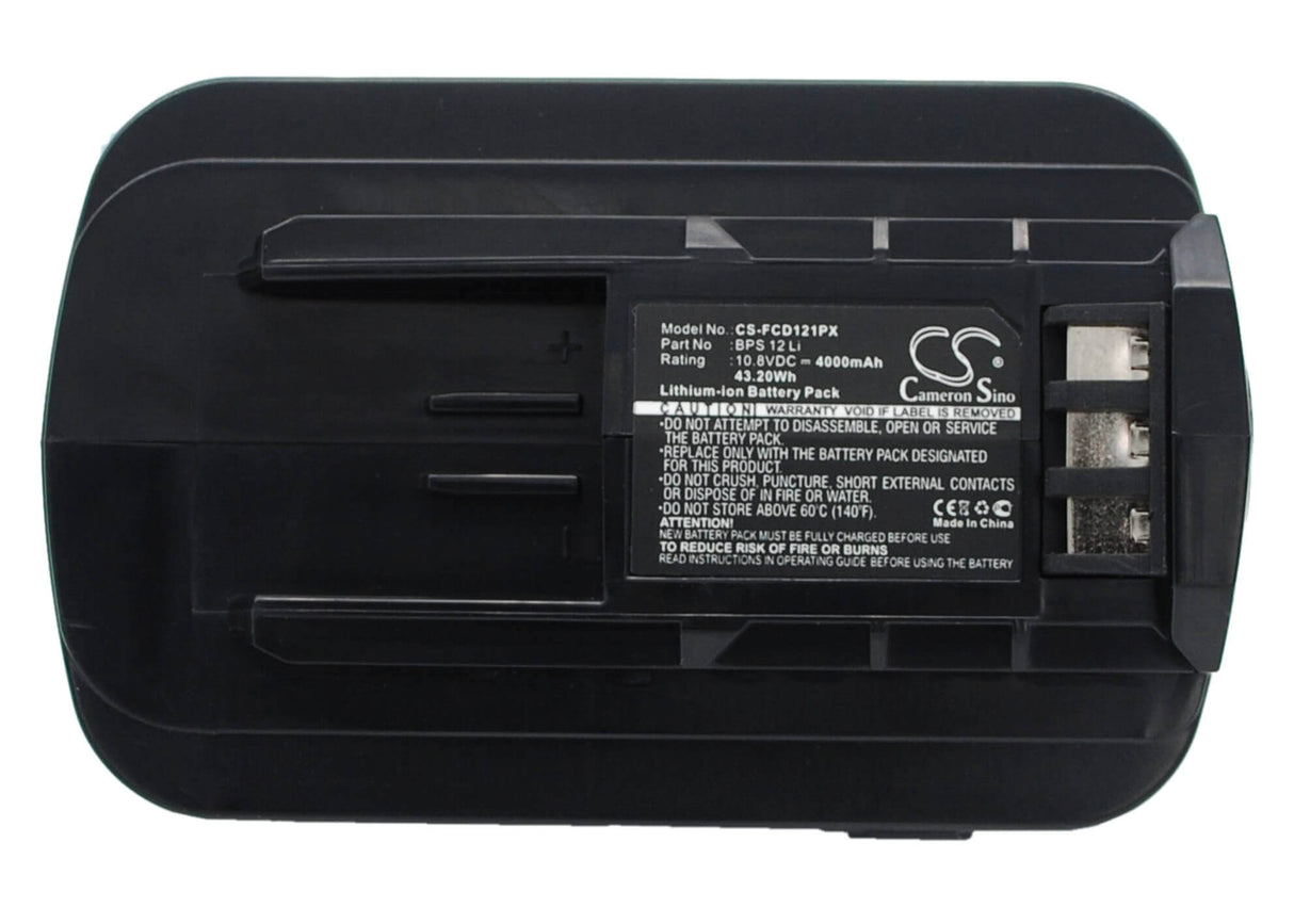 10.8V, Li-ion, 4000mAh, Power Tools battery fits Festool, 494831, T12+3 Cordless Drill, 43.2Wh Power Tools Cameron Sino Technology Limited (Suspended)
