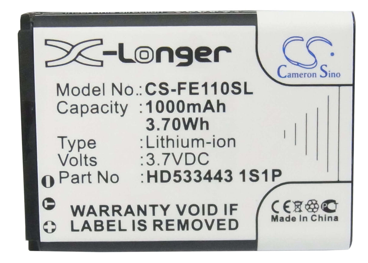 Amplifier Li-ion Battery For Fiio E11 3.7v, 1000mah - 3.70wh Amplifier Cameron Sino Technology Limited