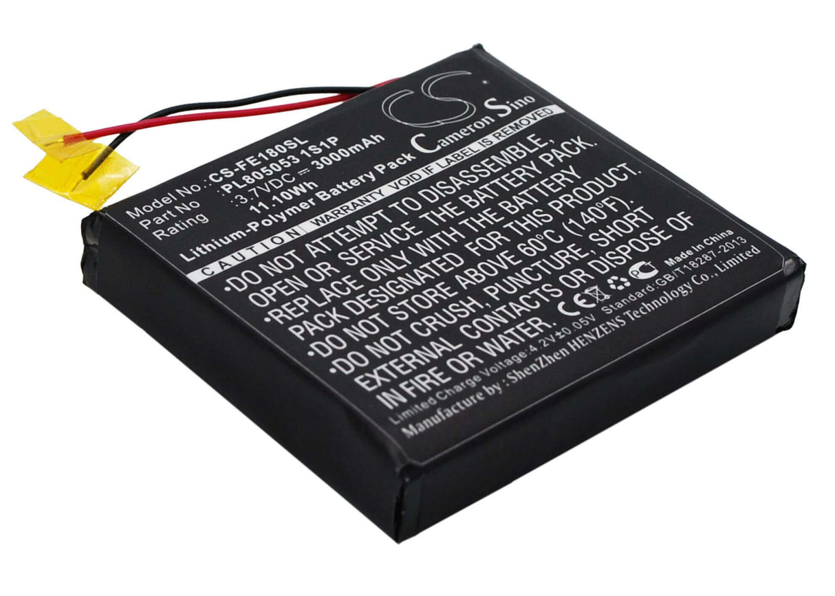 Li-Polymer, Amplifier Battery For Fiio E18 3.7v, 3000mah - 11.10wh Amplifier Cameron Sino Technology Limited