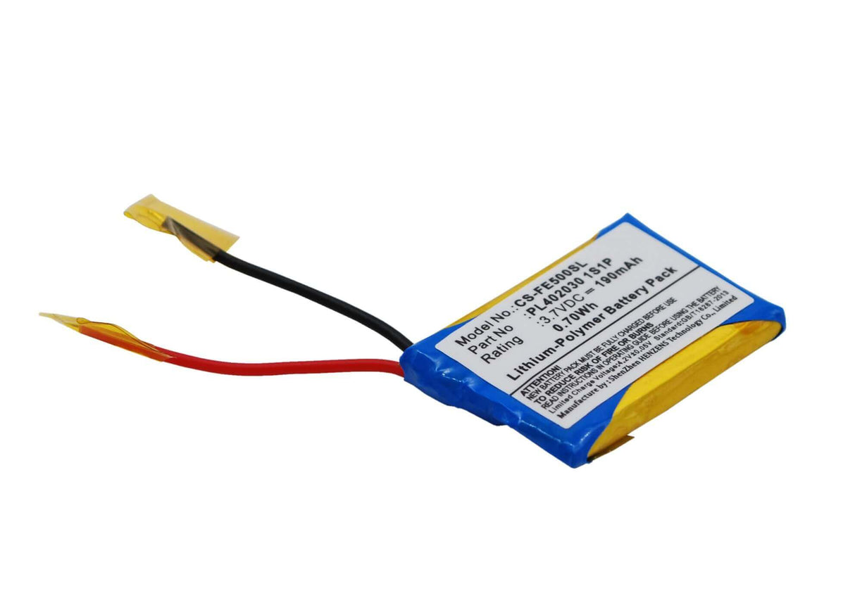 Li-Polymer, Amplifier Battery For Fiio E5, E3, E6 3.7v, 190mah - 0.70wh Amplifier Cameron Sino Technology Limited