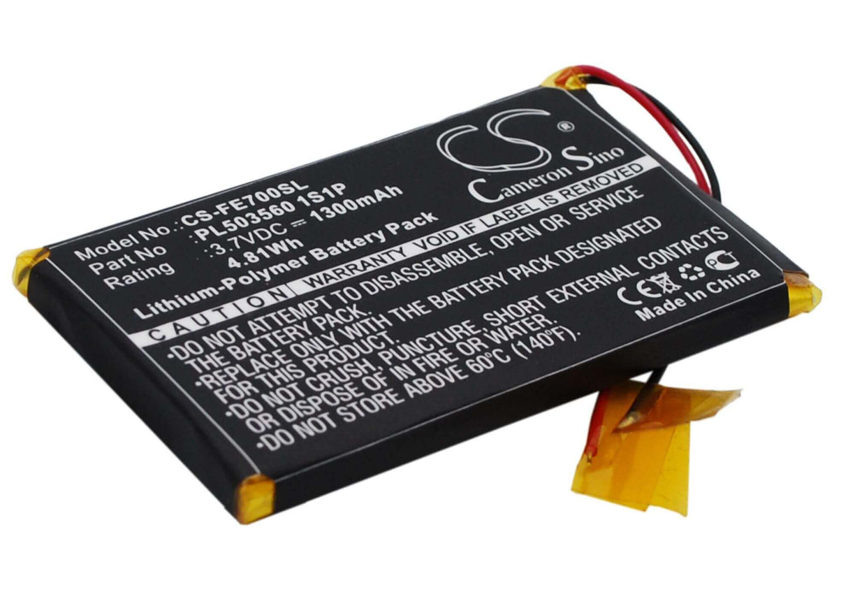 Li-Polymer, Amplifier Battery For Fiio Eo7k 3.7v, 1300mah - 4.81wh Amplifier Cameron Sino Technology Limited