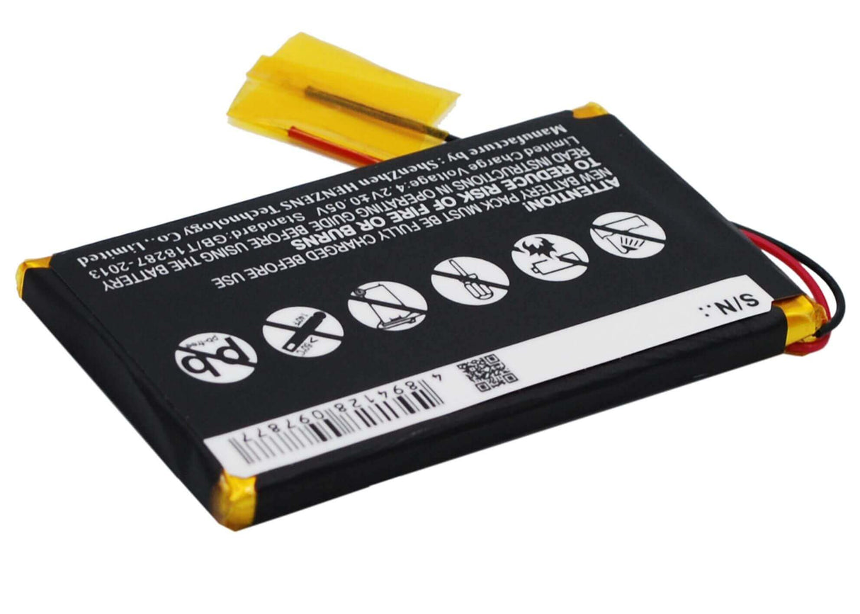 Li-Polymer, Amplifier Battery For Fiio Eo7k 3.7v, 1300mah - 4.81wh Amplifier Cameron Sino Technology Limited