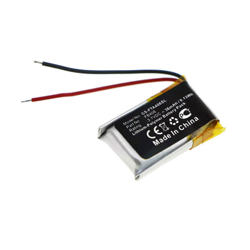 3.7V, Li-Polymer, 36mAh, Smartwatch battery fits Fitbit, Fb406, Alta, 0.13Wh Smartwatch Cameron Sino Technology Limited