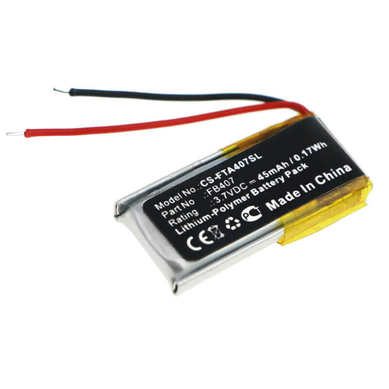 3.7V, Li-Polymer, 45mAh, Smartwatch battery fits Fitbit, Fb407, Alta Activity, Alta Hr, 0.17Wh Smartwatch Cameron Sino Technology Limited