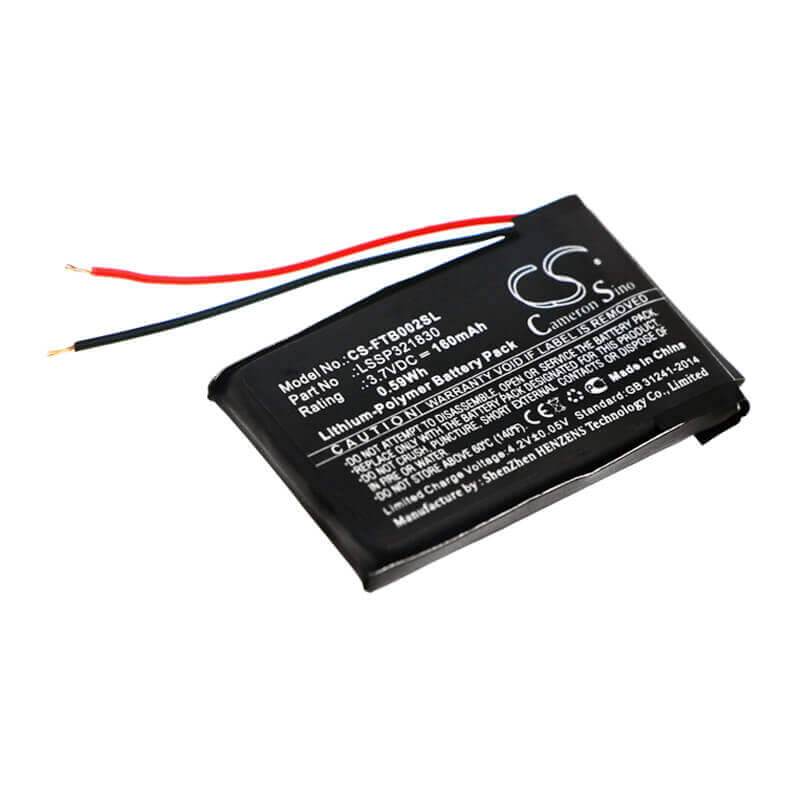 3.7V, Li-Polymer, 160mAh, Smartwatch battery fits Fitbit, Lssp321830, Blaze, Fb502, 0.59Wh Smartwatch Cameron Sino Technology Limited