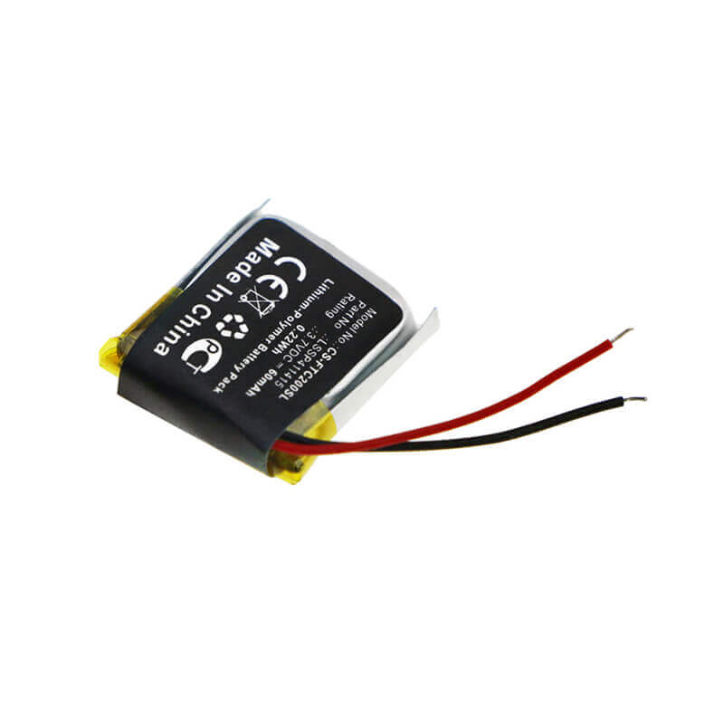 3.7V, Li-Polymer, 60mAh, Smartwatch battery fits Fitbit, Lssp411415, Charge 2, 0.22Wh Smartwatch Cameron Sino Technology Limited