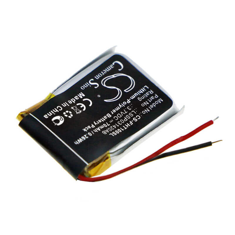 3.7V, Li-Polymer, 70mAh, Smartwatch battery fits Fitbit, Lssp031420ab, Charge Hr, 0.26Wh Smartwatch Cameron Sino Technology Limited