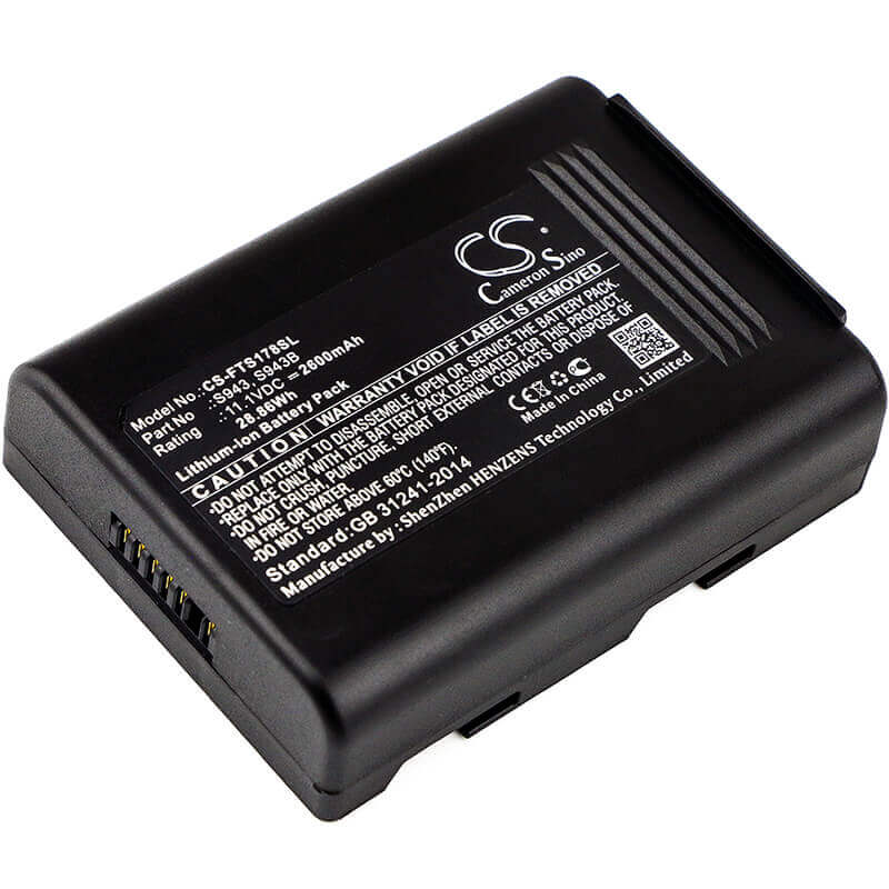 11.1V, Li-ion, 2600mAh, Batterie d'équipement compatible avec Fitel, S943, S121A, S121m4, 28.86Wh Équipement, Enquête, Test Cameron Sino Technology Limited