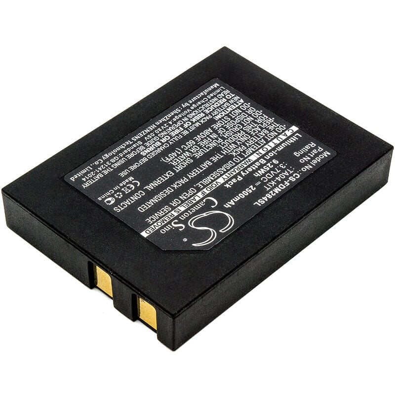 3.7V, Li-ion, 2500mAh, batterie de caméra thermique compatible avec Flir, Ta04, Dm284, Dm284 Imaging Multimeter, 9.25Wh Caméra thermique Cameron Sino Technology Limited