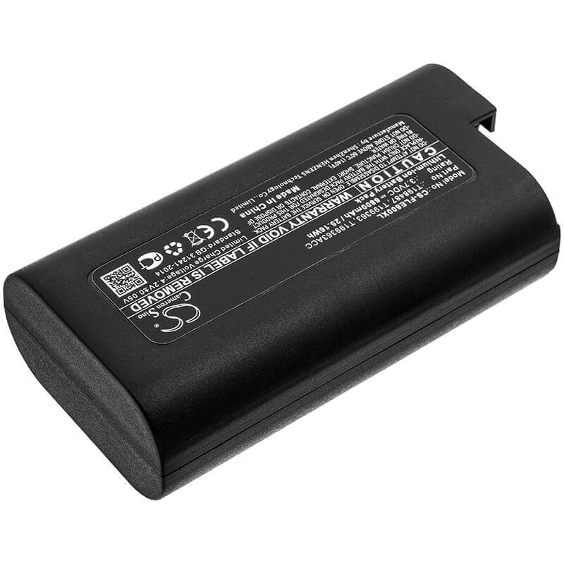 3,7V, Li-ion, 6800mAh, batterie de caméra thermique compatible avec Flir, T197752, E33, E40, 25.16Wh Caméra thermique Cameron Sino Technology Limited