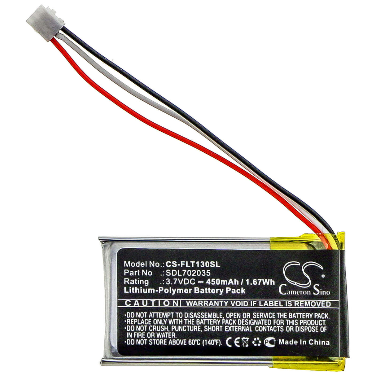 Batterie pour Flir, One Pro 3.7v, 450mah - 1.67wh Caméra thermique Cameron Sino Technology Limited