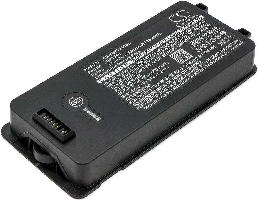 7.4V, Li-ion, 5200mAh, Equipment battery fits Fluke, Bp7240, 753, 754, 38.48Wh Equipment, Survey, Test Cameron Sino Technology Limited