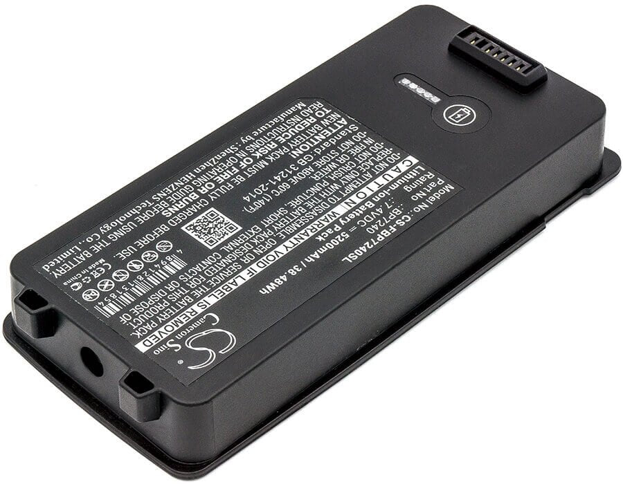 7.4V, Li-ion, 5200mAh, Equipment battery fits Fluke, Bp7240, 753, 754, 38.48Wh Equipment, Survey, Test Cameron Sino Technology Limited