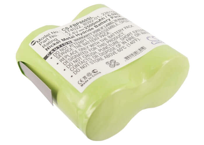 2.4V, Ni-MH, 2500mAh, Equipment battery fits Fluke, 2261584, 8010, 8010a, 6Wh Equipment, Survey, Test Cameron Sino Technology Limited