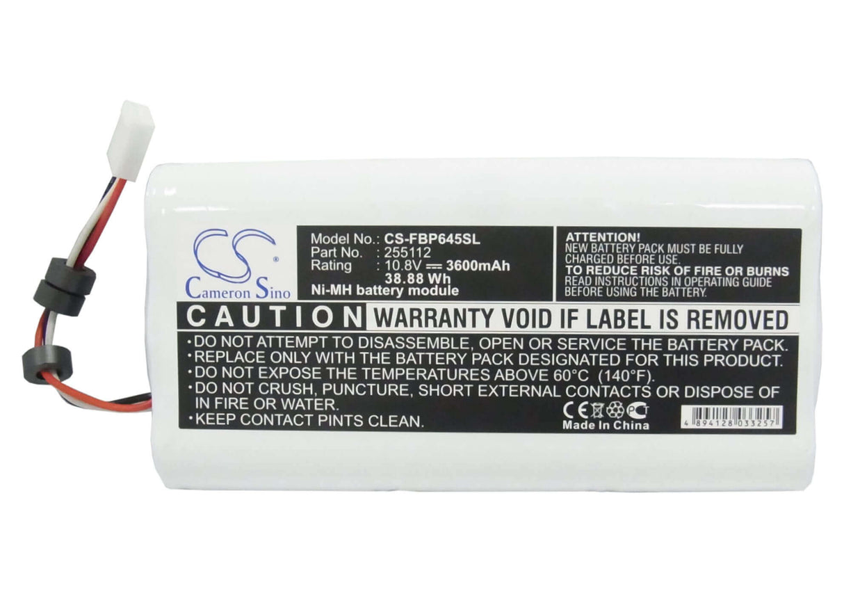 10.8V, Ni-MH, 3600mAh, Equipment battery fits Fluke, 255112, 932645, 38.88Wh Equipment, Survey, Test Cameron Sino Technology Limited