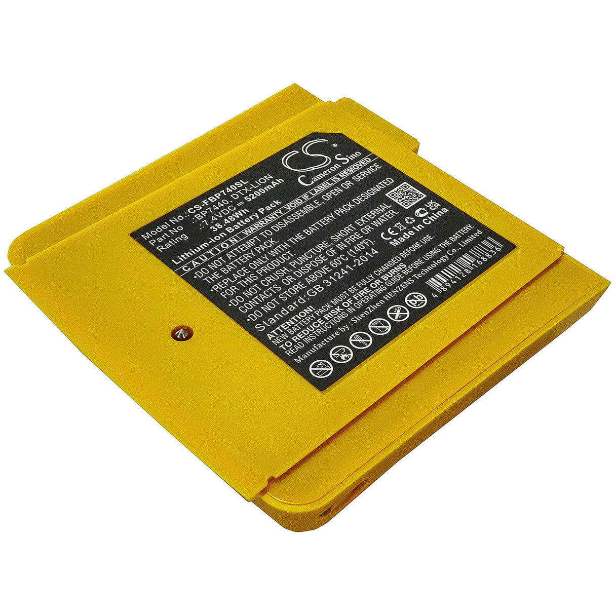 Equipment Battery for Fluke, Dtx-1200-m, Dtx-1200-ms, Dtx-1800-m 7.4v, 5200mah - 38.48wh Equipment, Survey, Test Cameron Sino Technology Limited