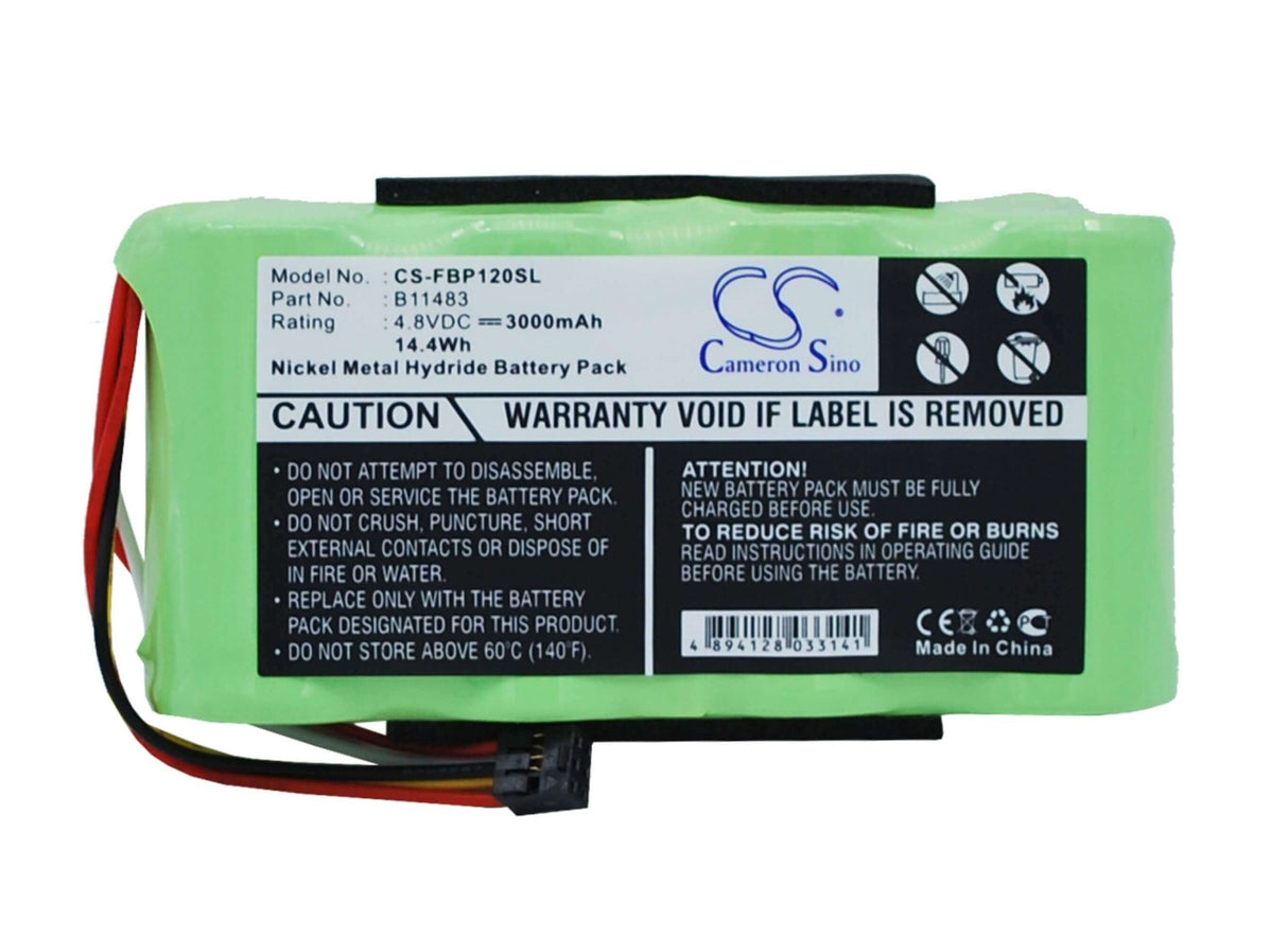 Equipment Battery for Fluke Scopemeter 120, Fluke 43 Power Quality Analyzers, Fluke 43b Power Quality Analyzers 4.8v, 3000mah - 14.40wh Equipment, Survey, Test Cameron Sino Technology Limited