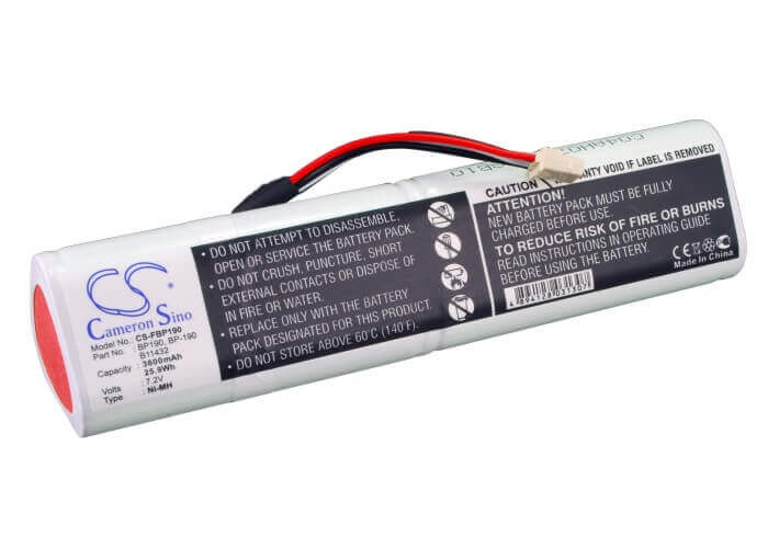 7.2V, Ni-MH, 3600mAh, Equipment battery fits Fluke, 677390, 190M Medical OscilloscopeScope, Analyzers 433, 25.92Wh Equipment, Survey, Test Cameron Sino Technology Limited