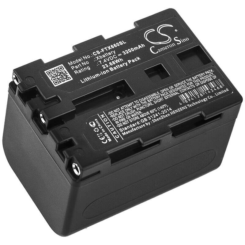 7.4V, Li-ion, 3200mAh, Thermal Camera battery fits Fluke, 4575071, Tix1000, Tix620, 23.68Wh Thermal Camera Cameron Sino Technology Limited
