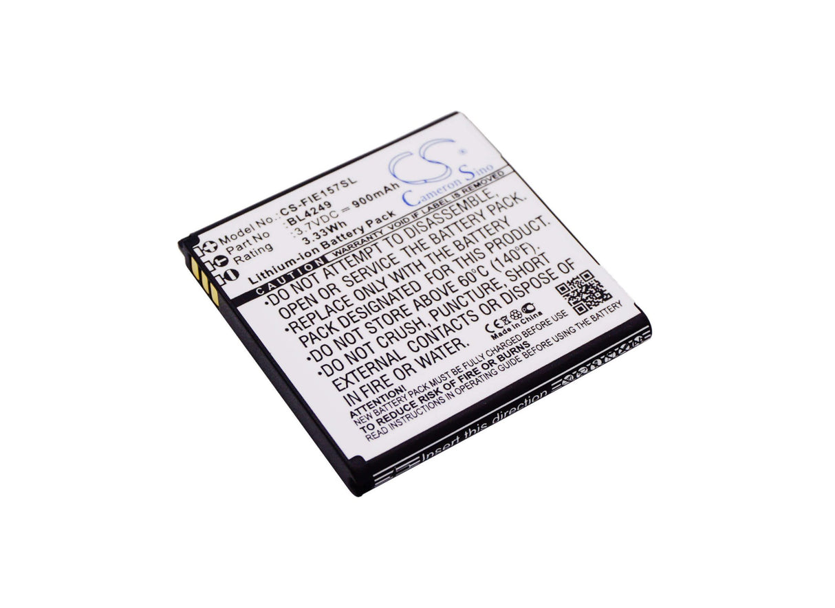 3.7V, Li-ion, 900mAh, SmartPhone battery fits Fly, Bl4249, E145tv, E157, 3.33Wh Mobile, SmartPhone Cameron Sino Technology Limited (Suspended)