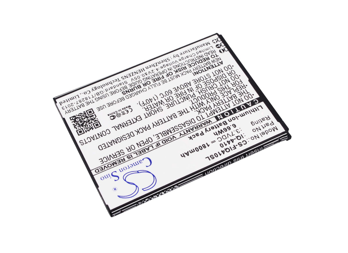 3.7V, Li-ion, 1800mAh, SmartPhone battery fits Fly, Myphone, Iq-4410, Iq-4410, 6.66Wh Mobile, SmartPhone Cameron Sino Technology Limited (Suspended)