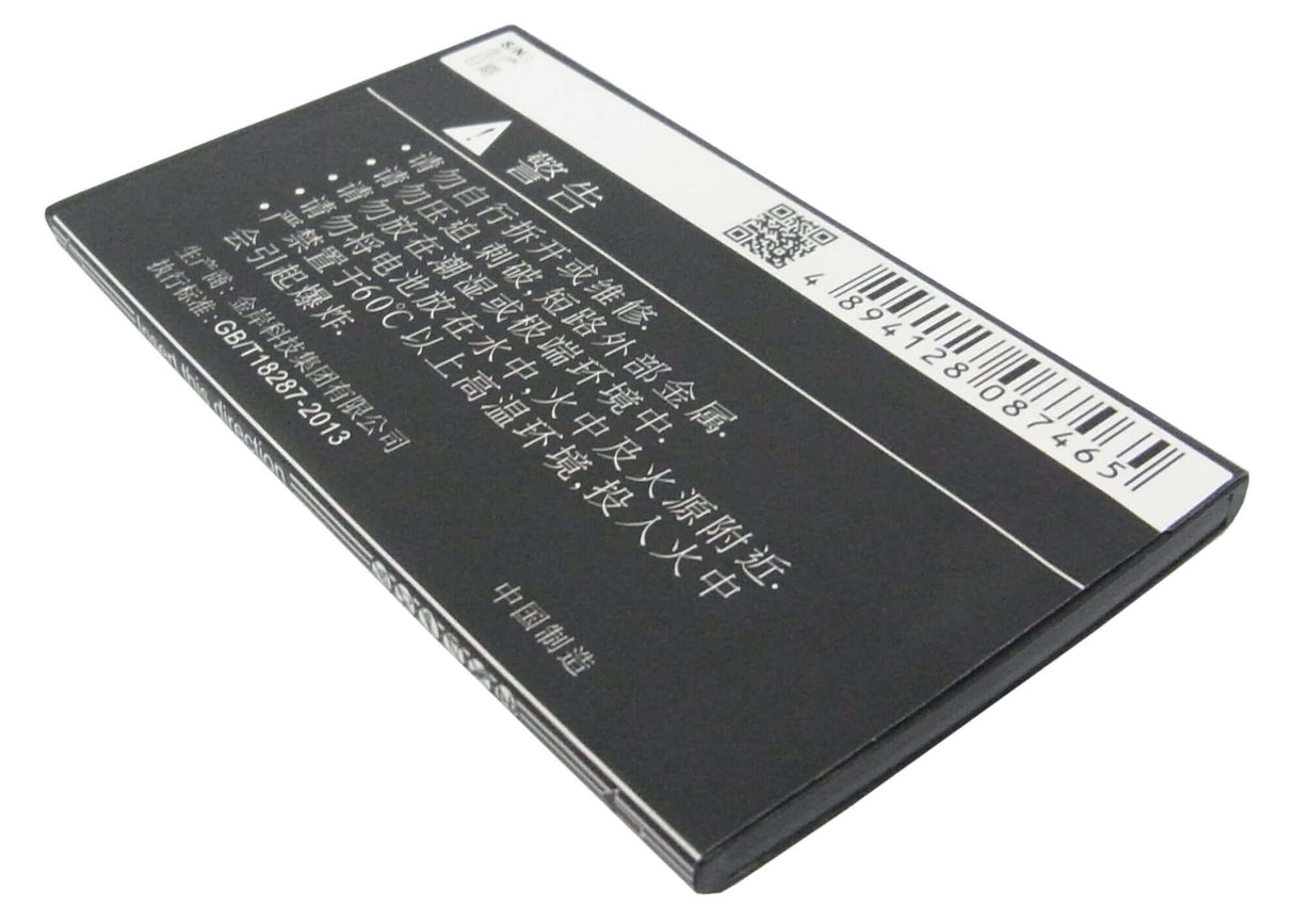 3,7V, Li-ion, 1800mAh, batterie de smartphone compatible avec Gionee, Bl-g025, Iq440, Iq440 Energie, 6,66Wh Mobile, smartphone Cameron Sino Technology Limited (Suspendu)