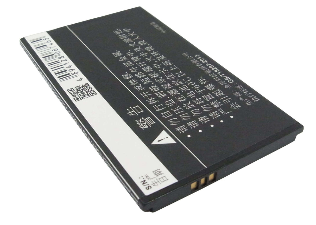 3,7V, Li-ion, 1800mAh, batterie de smartphone compatible avec Gionee, Bl-g025, Iq440, Iq440 Energie, 6,66Wh Mobile, smartphone Cameron Sino Technology Limited (Suspendu)