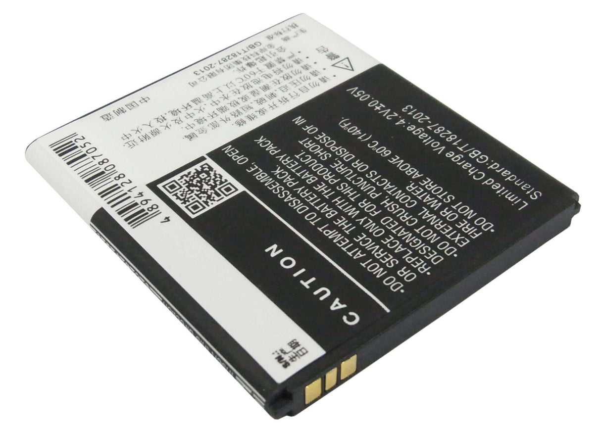 3.7V, Li-ion, 1850mAh, SmartPhone battery fits Fly, C700, C800, 6.85Wh Mobile, SmartPhone Cameron Sino Technology Limited (Suspended)