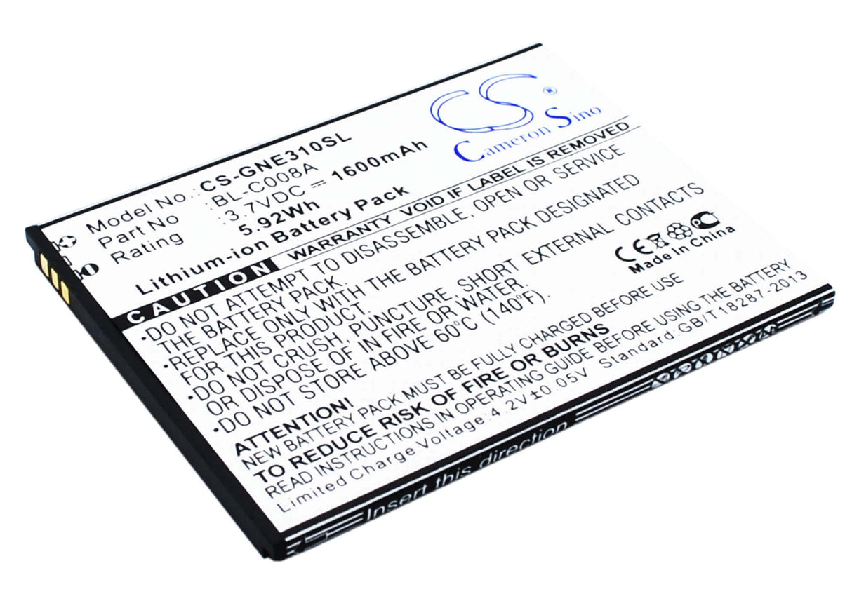SmartPhone Battery For Fly Iq4410 3.7v, 1600mah - 5.92wh Mobile, SmartPhone Cameron Sino Technology Limited (Smartphone)