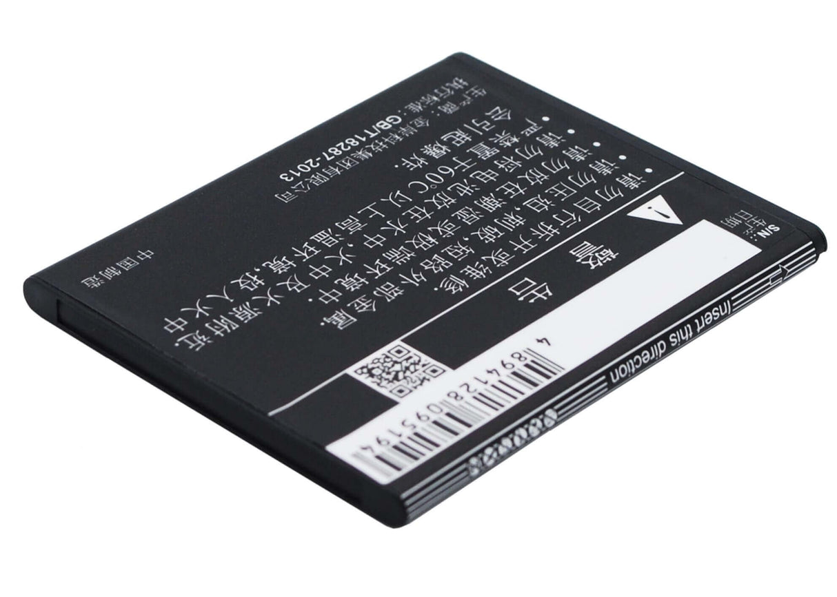 3.7V, Li-ion, 1300mAh, SmartPhone battery fits Fly, K-touch, Bl5203, Iq442, Quad Miracle 2, 4.81Wh Mobile, SmartPhone Cameron Sino Technology Limited (Smartphone)