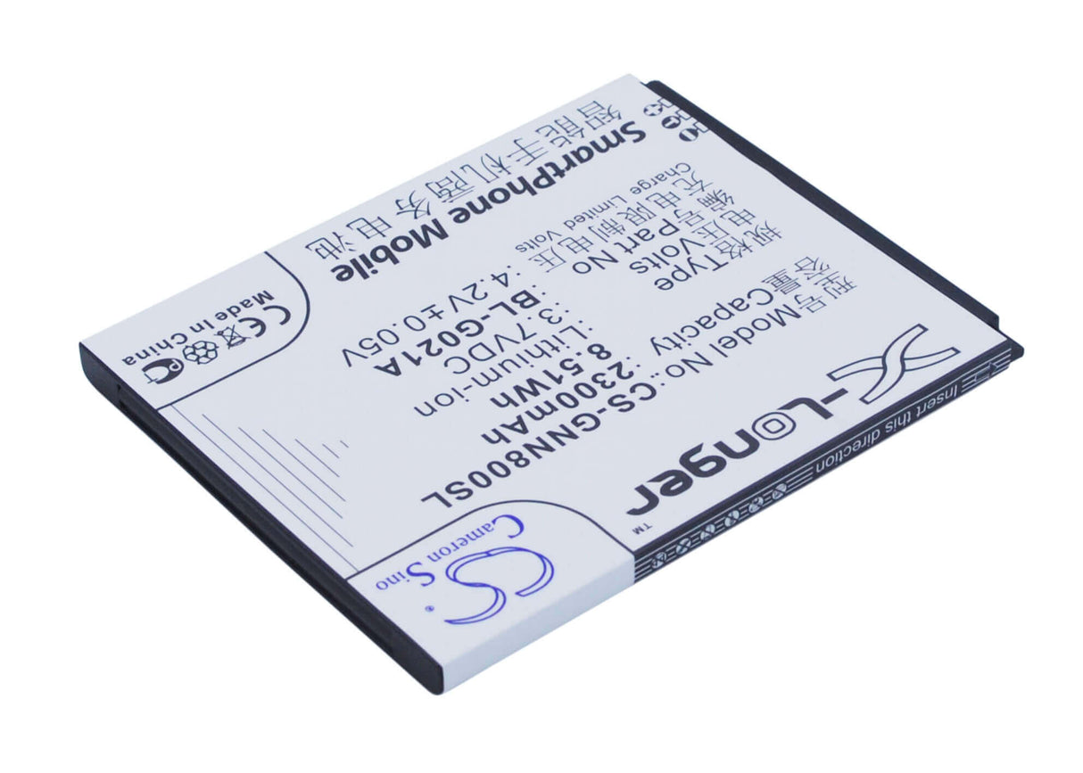3.7V, Li-Polymer, 2300mAh, SmartPhone battery fits Ngm, Xolo, Fly, Gionee, Myphone, Bl-g021a, Elegance 2, Iq446, 8.51Wh Mobile, SmartPhone Cameron Sino Technology Limited (Smartphone)