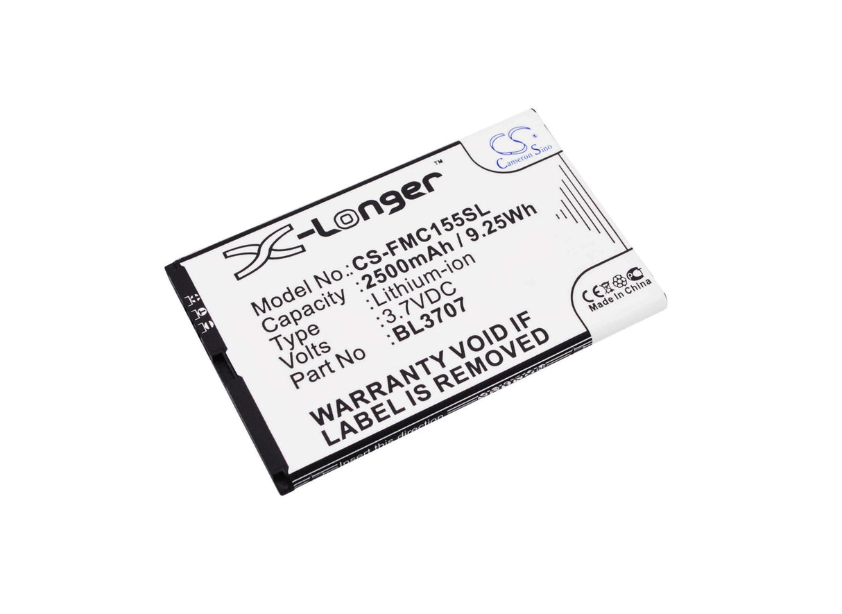 3.7V, Li-ion, 2500mAh, SmartPhone battery fits Fly, Bl3707, Era Energy 2, Iq4401, 9.25Wh Mobile, SmartPhone Cameron Sino Technology Limited (Smartphone)