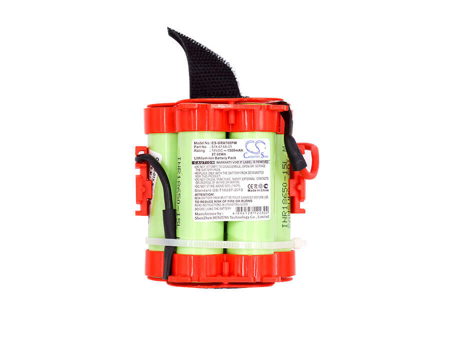 18.0V, Li-ion, 1500mAh, Lawn Mowers battery fits Husqvarna, Mcculloch, Flymo, Gardena, 505 69 73-20, 1200 R, 1200r, 27.00Wh Lawn Mowers Cameron Sino Technology Limited