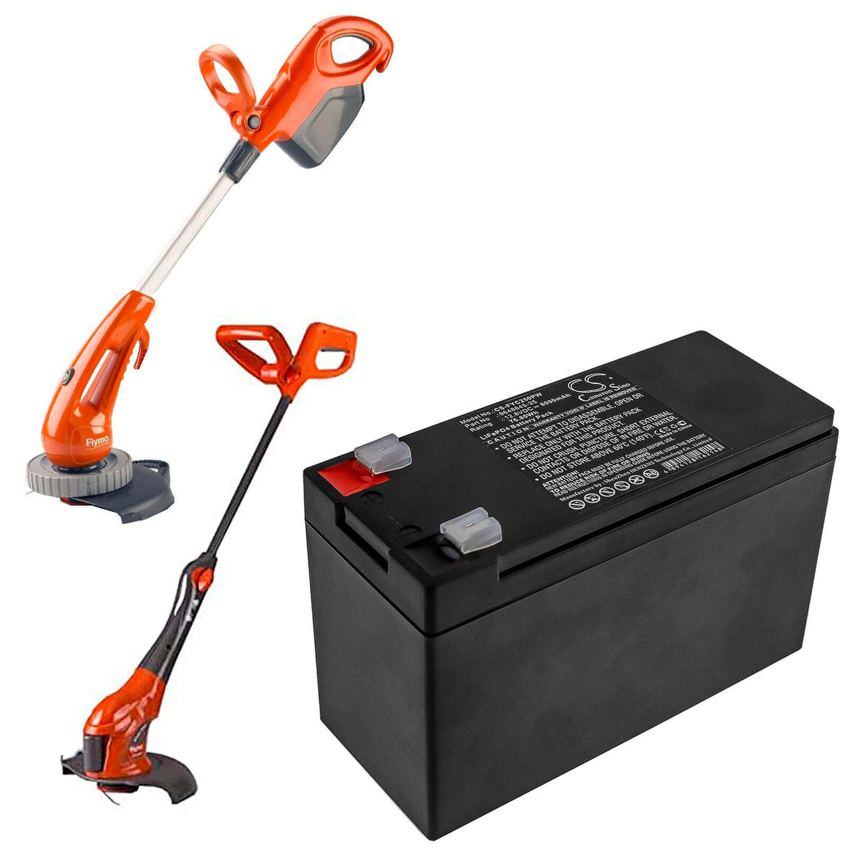 12.8V, LiFePO4, 6000mAh, Lawn Mowers battery fits Flymo, 9648645-25, Contour Powerplus Cordless Cct, Contour Powerplus Cordless Cct, 76.80Wh Lawn Mowers Cameron Sino Technology Limited