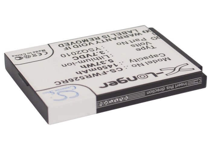 3.7V, Li-ion, 1450mAh, Hotspot battery fits Franklin Wireless, Generic, Ysq2010, R526, R526a, 5.37Wh Hotspot Cameron Sino Technology Limited