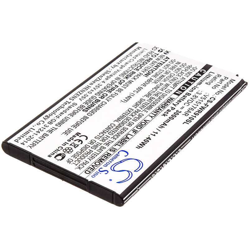 3.8V, Li-ion, 3000mAh, Hotspot battery fits Franklin Wireless, V515176ar, R910, 11.40Wh Hotspot Cameron Sino Technology Limited