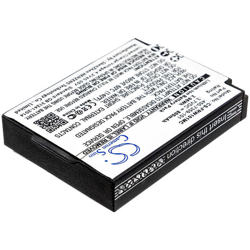 3.7V, Li-ion, 800mAh, Batterie de haut-parleur compatible avec Frontrow, Fr Wearable Lifestyle, Microphone pendentif Itm-01, 2.96Wh Haut-parleur Cameron Sino Technology Limited