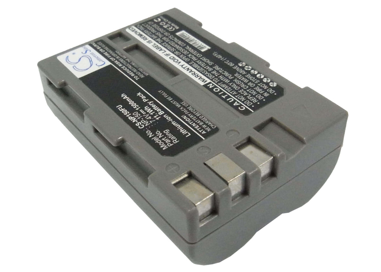 7.4V, Li-ion, 1500mAh, Camera battery fits Fujifilm, Bc-150, Bc-150, Finepix S5 Pro, 11.1Wh Camera Cameron Sino Technology Limited (Camera)